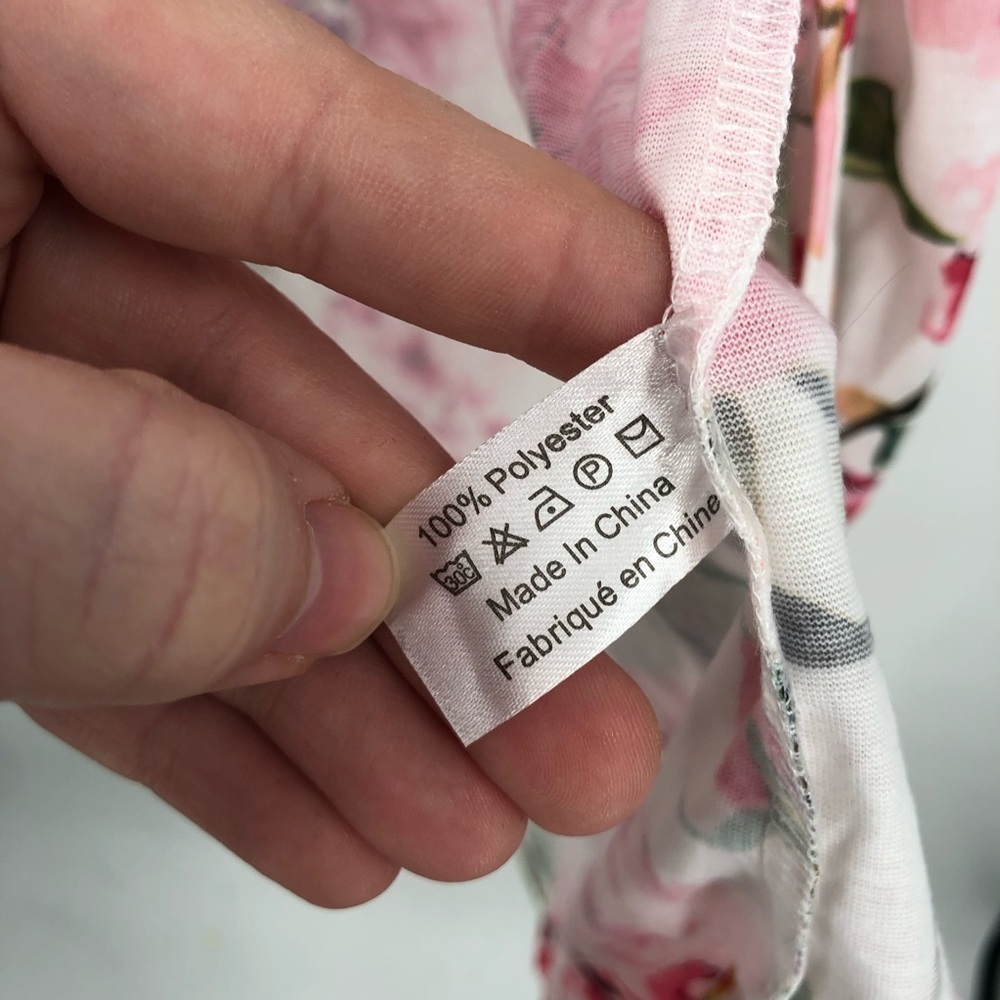 SHOW ME YOUR MUMU Robe Lounge Sleepwear O/S No Belt Floral Flowers Women SMYM - Picture 6 of 6
